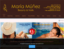 Tablet Screenshot of mariamunez.com